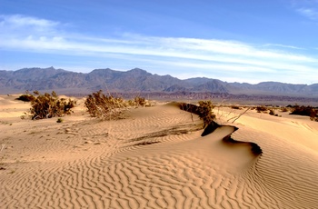 Ørkenlandskab i Death Valley, USA