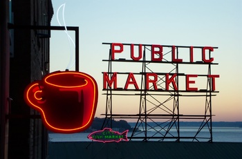 Pike Place Market i Seattle - USA