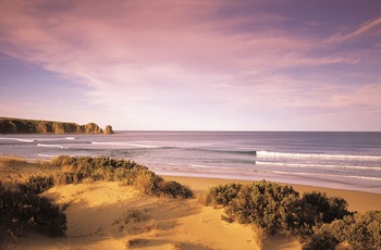 Imponerende syn ved kyst i Victoria, Australien