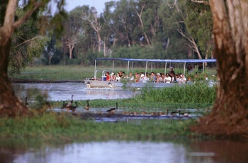 På udflugt på Yellow Waters i Kakadu Nationalpark, Northern Territory i Australien