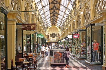 Shopping passage in Melbourne, Australien