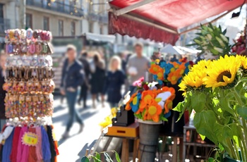 Boder på La Rambla i Barcelona