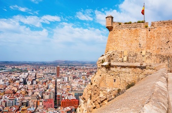 Santa Barbara-slottet i Alicante