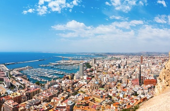 Alicante på Costa Blanca i Spanien