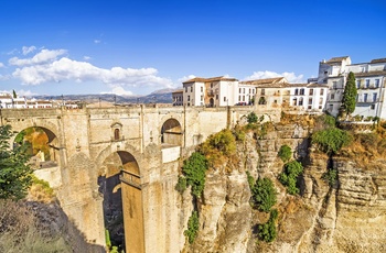 Ronda og Puente Nuevo-broen i Andalusien