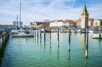 Lindau ved Bodensøen i Sydtyskland