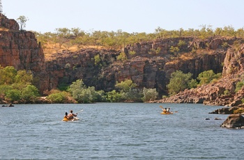 Kano i Nitmiluk National Park før Katherine National Park
