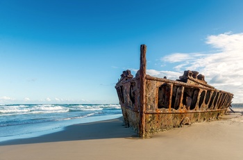 Vrag på Fraser Island - verdens største sandø