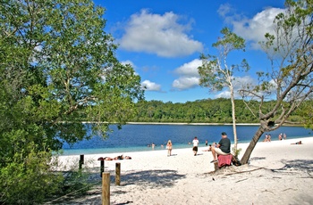 Strand på Fraser Island - verdens største sandø