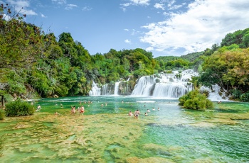 Vandflad i Krka Nationalpark - Kroatien