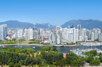 Panoramaudsigt til Vancouver
