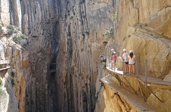 El Caminito del Rey i El Chorro Nationalpark, Andalusien