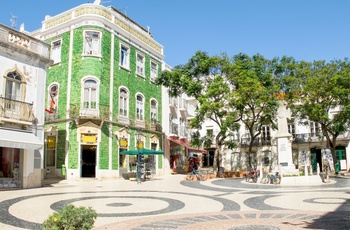 Praca Luis de Camoes torv i Lagos, Portugal