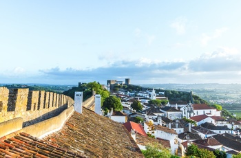 Middelalderbyen Obidos i Portugal