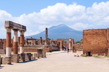 Ruinbyen Pompeji i Italien