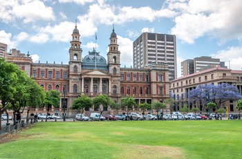 Church Square i Pretoria og justitspaladset, Sydafrika