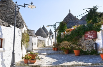 Alberobellos i Trulli, Apulien i Italien