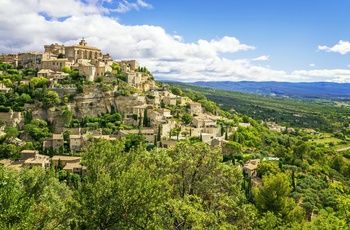 Udsigt til landsbyen Gordes, Provence