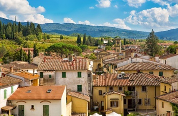Vinområdet Chianti i Toscana, Italien