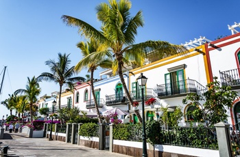 Gadebillede fra Puerto Mogan på Gran Canaria