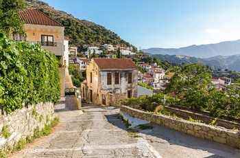 Landsby i bjergene på Kreta