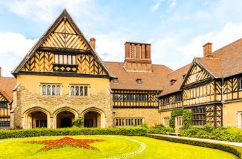 Cecilienhof Palace i Potsdam, Brandenburg i Tyskland