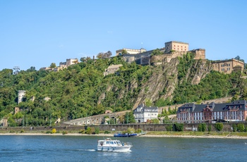Ehrenbreitstein fæstning i Koblenz, Rhinen-Mosel-Franken