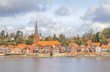 Lauenburg er en af småbyerne på saltruten i Nordtyskland