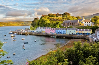 Portree på Isle of Skye i Skotland