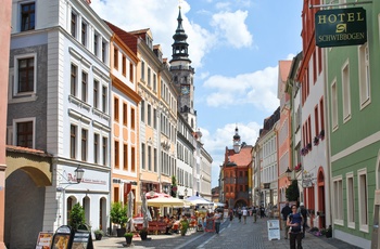 Bruderstrasse i byen Gorlitz