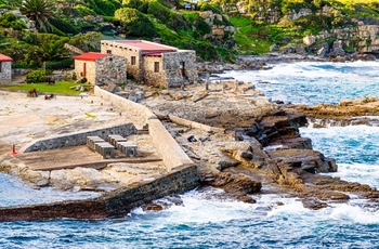 Den gamle havn i Hermanus, Sydafrika