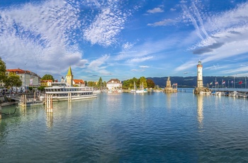 Lindau ved Bodensøen i Sydtyskland