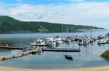 Havnen i Tadoussac, Canada