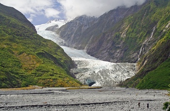 Franz Josef Glacier - gletsjer på sydøen i New Zealand