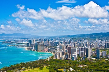 Honolulu på Oahu er Hawaiis hovedstad