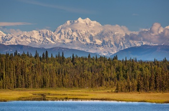 Denali, tidligere Mount McKinley, er det højeste bjerg i Nordamerika