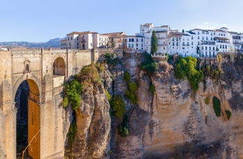 Broen Puente Nuevo og byen Ronda, Andalusien