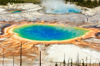 Grand Prismatic Spring i Yellowstone Nationalpark