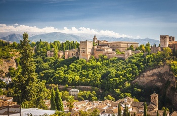 Alhambra i Andalusien, Spanien