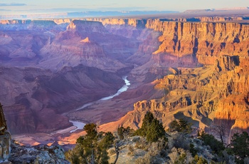 Udsigt til Grand Canyon fra Desert View Point