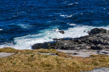 Knivskjellodden ved Nordkap - yderst med nord