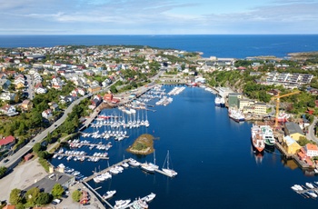 Kristiansund ved Atlanterhavet i Norge