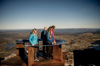 Udsigtsplatform på Gaustatoppen Foto Thomas Rasmus Skaug VisitNorway