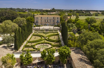 Smuk udsigt over le chateau Flagergues Smuk udsigt over le chateau Flagergues