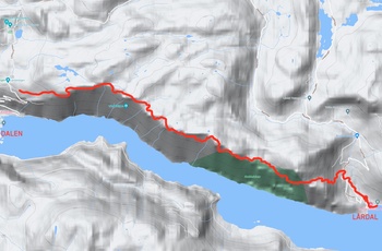 Vandretur i Norge - prøv kræfter med den krævende Lårdalsstigen fra Dalen til Lårdal og tag båden hjem