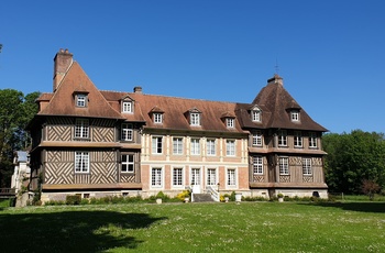Slottet Chateau du Breuil er i dag et calvadosdestilleri, Normandiet Frankrig