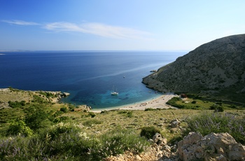 Opna stranden, Krk Kroatien ©BorisKacan