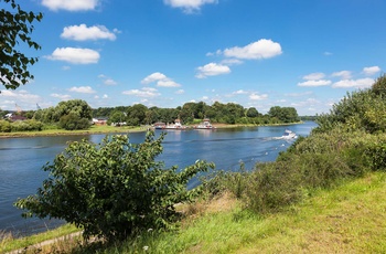 Kieler Kanal ved Rendsburg i Nordtyskland