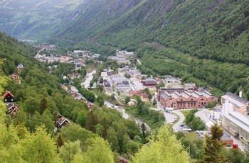 Udsigt over Rjukan