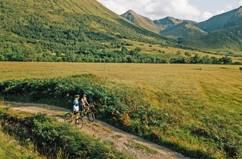 På cykeltur i det skotske højland